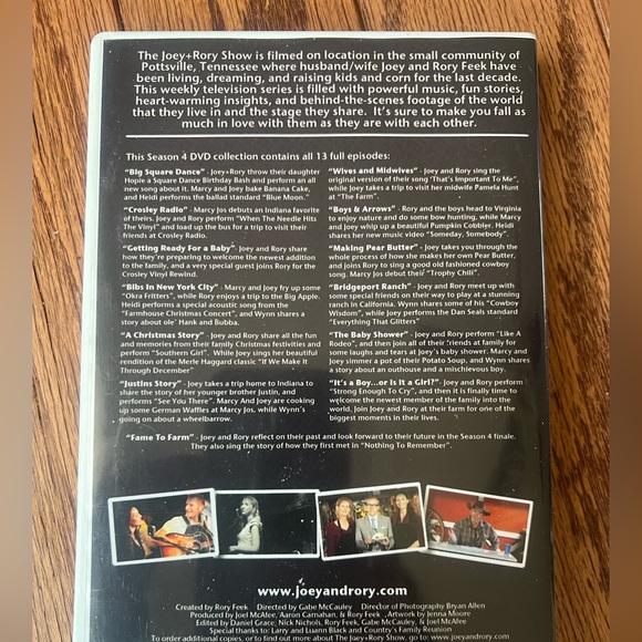 The Joey+Rory Show DVD Set Season 1-4 - Picture 10 of 11